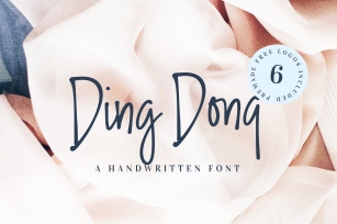 Ding Dong Handwritten + Logos Font Download