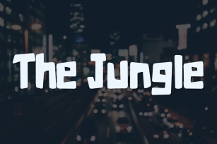 The Jungle typeface Font Download