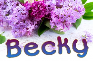 Becky Family Font Download