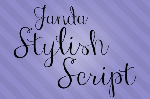 Janda Stylish Script Font Download