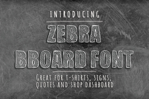 Zebra BBoard Font Download