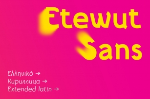 Etewut Sans Font Download
