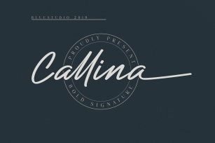 Callina // Bold Signature Font Download