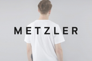 METZLER Minimal Typeface + Web Font Download