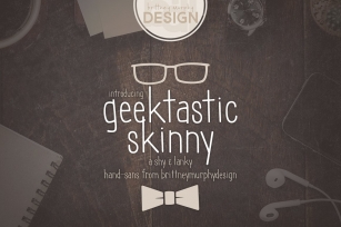 Geektastic Skinny Font Download