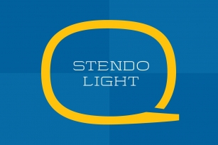 Stendo Extended Light Font Download