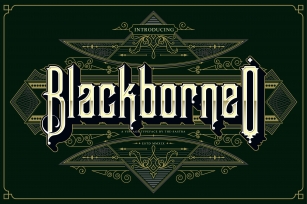 BlackBorneo Font Download