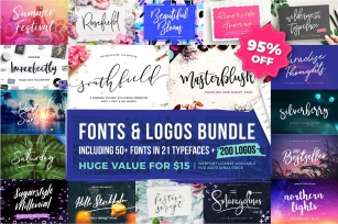 Typographer's Dream Box + 200 Logos Font Download