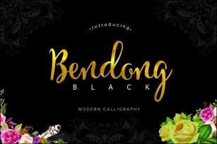 Bendong black (20%Off) Font Download
