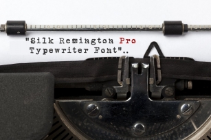 Silk Remington Typewriter Font Download