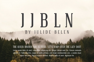 JJBLN Regular Font Download