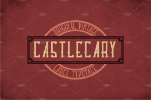 Castlecary Vintage Label Typeface Font Download