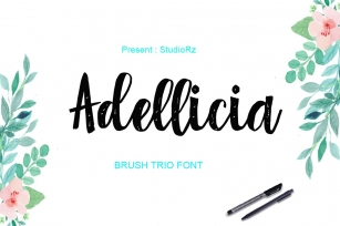 Adellicia Trio Font Download