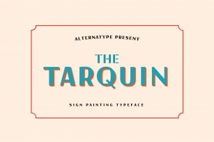 Tarquin Typeface Font Download