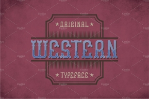 Western Vintage Label Typeface Font Download