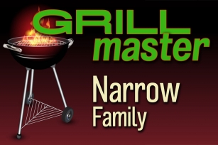 Grillmaster Narrow Family Font Download