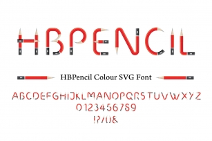 HBPENCIL SVG Font Download