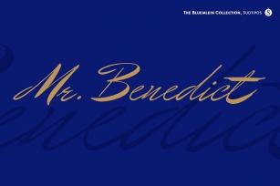 Mr Benedict Pro Font Download