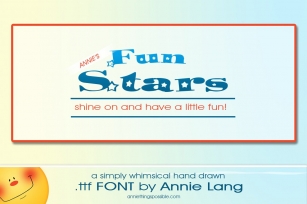 Annie's Fun Stars Font Download