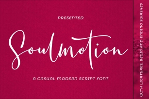 Soulmotion script Font Download