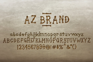 AZ Brand Opentype Font Download
