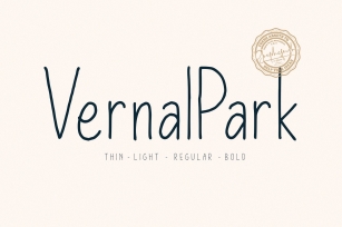 Vernal Park Family Font Download