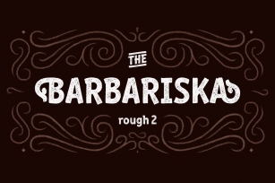Barbariska Rough2 pack Font Download