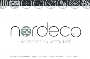 Nordeco Light Font Download