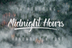 Midnight Hours font Font Download