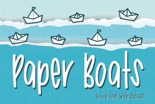 Paper Boats Font Download