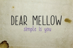 Dear Mellow Font Download