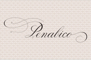 Penabico, an Intellecta best-seller Font Download