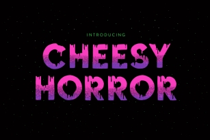 Cheesy Horror Font Download