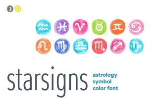 Starsigns Color Font Download