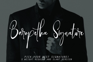 Baropetha Signature Font Download
