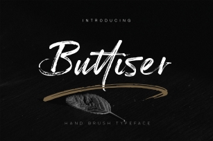 Buttiser Brush Font Download