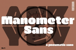 Manometer Sans Font Download