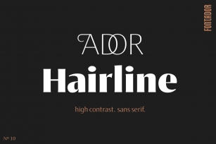 Ador Hairline Font Download