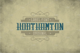 Northamton Vintage Typeface Font Download