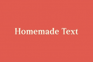 Homemade Text Font Download