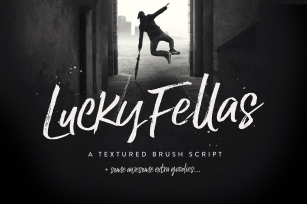 Lucky Fellas Brush Script + Extras Font Download