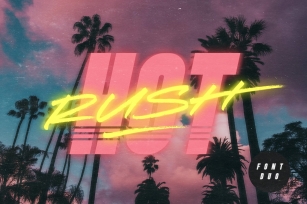 Hot Rush Duo Font Download