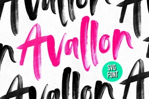 Avallon OpenType-SVG Font Download