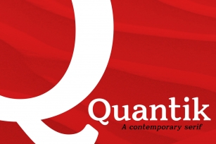 ★ Quantik ★ Contemporary Serif Font Download