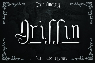 GRIFFIN, a Blackletter Typeface Font Download