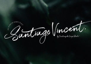 Santiago Vincent SVG Font Download