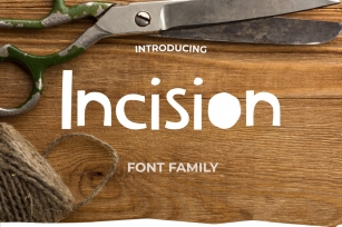Incision Cutout Typeface Font Download