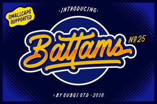 Battams No 25 Pro Font Download