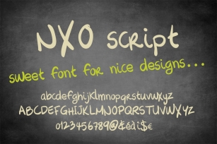 NXO script Font Download