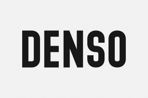 Denso – Family Font Download